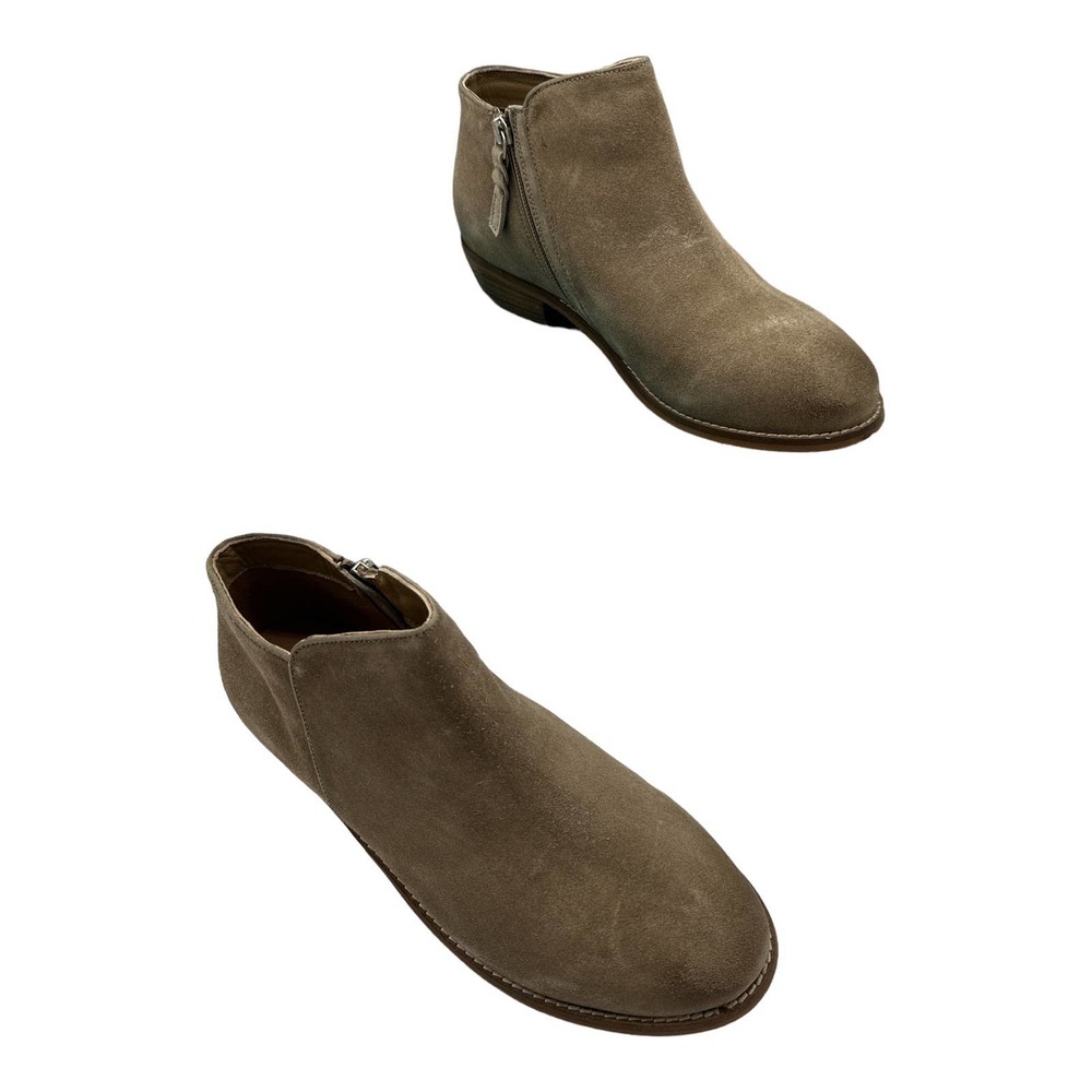 Softwalk, Rocklin Booties, Stone Suede Size‎ 9W